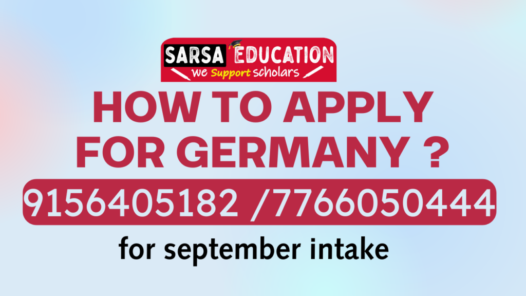 How to Apply for GERMANY