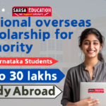 National Overseas Scholarship Karnataka