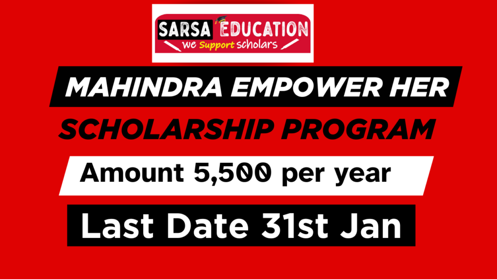 Mahindra scholarship