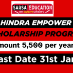 Mahindra Scholarship Empower Her Program 2024-25