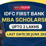 IDFC First Bank MBA Scholarship