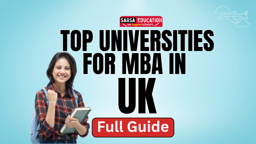 Top Universities for MBA in UK