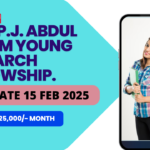 Dr A.P.J. Abdul Kalam Young Research Fellowship