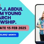 Dr APJ Abdul Kalam Young Research Fellowship