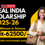 Loreal India Scholarship for Young Women in Science 2025-26