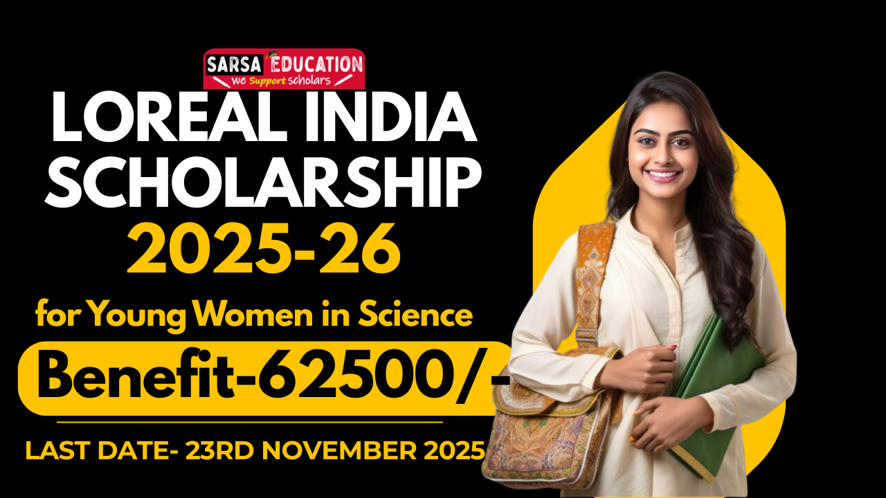 Loreal India Scholarship Women Science