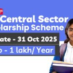 NSP Central Sector Scholarship Scheme