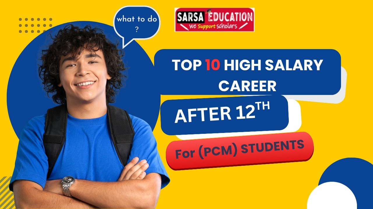 Top 10 High Salary Careers After 12th PCM in 2026