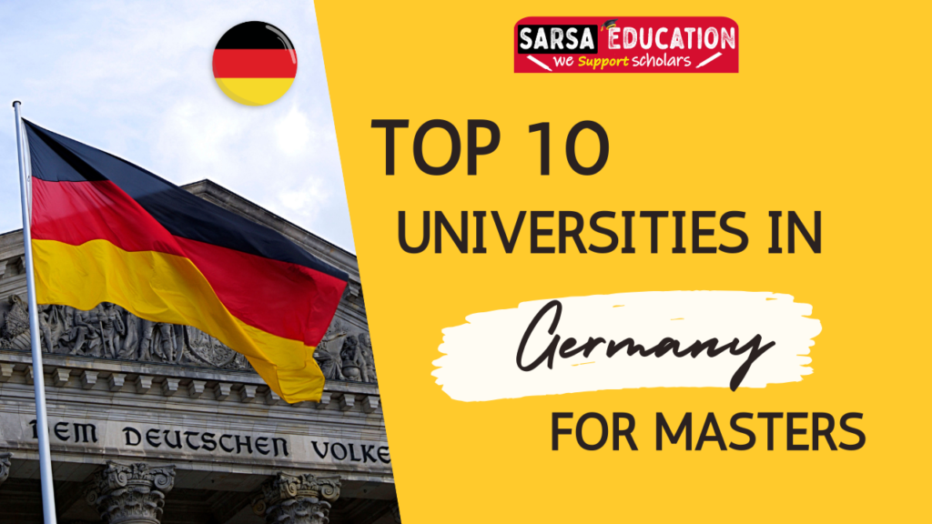 Top 10 Universities in Germany for Masters