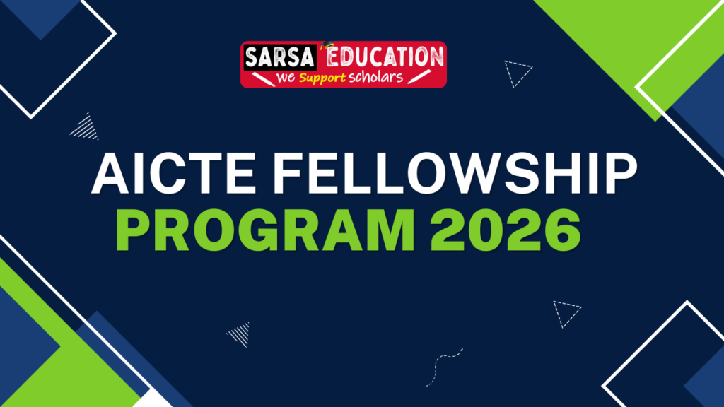 aicte fellowship program 2026