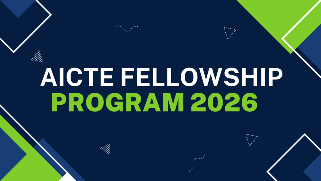 AICTE fellowship Program 2026